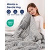 Kivik Weighted Blanket 5lbs, Small Minky Dotted Blankets, Soft Heavy