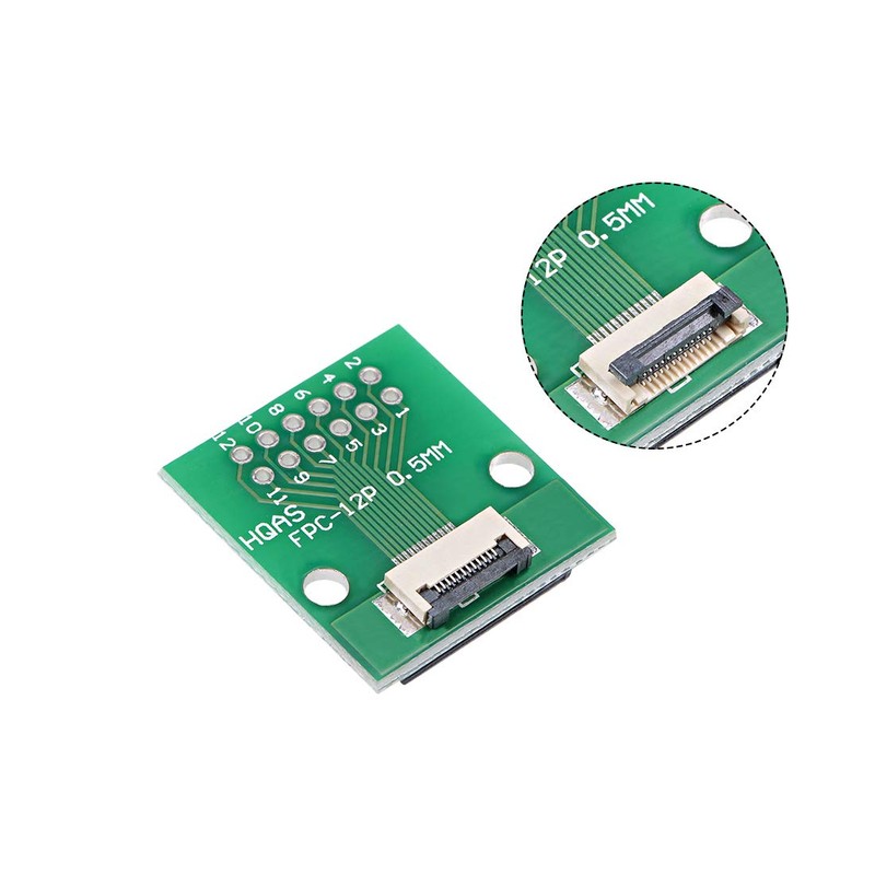 uxcell FFC FPC 12 Pin 0.5mm 1mm Pitch to DIP