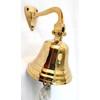 dekoundmeer Wall Bell Polished Brass 230 g Diameter 8 cm