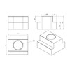 PAULIMOT T-slot stone M12 for 14 mm groove
