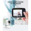 Kidsneed Baby Monitor - 3.5" Screen Video Baby Monitor with