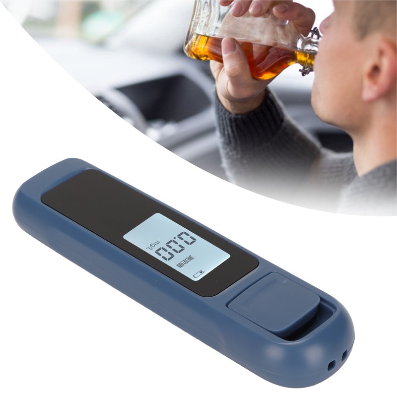 Alcohol Tester Compact Portable Contactless High Accuracy Digital LCD Screen