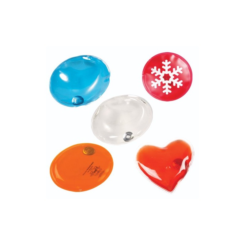 eBuyGB Reusable Gel Handwarmers - Red Heart, Pack of 10