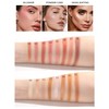 RoseFlower 16 Colours Blush Palette with Brush, Concealer Foundation Palette,