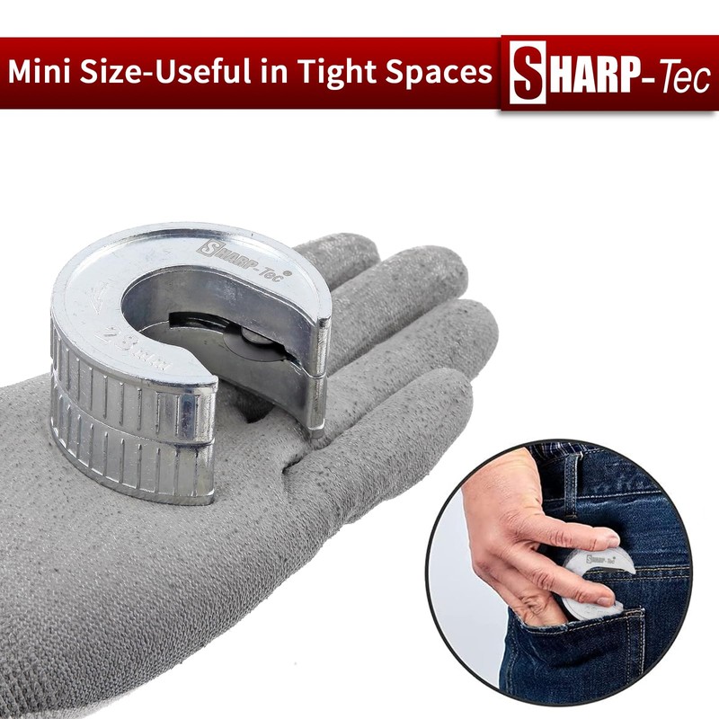 Sharp-tec 28mm Pipe Cutter, 1" Copper Pipe Cutter with Zinc