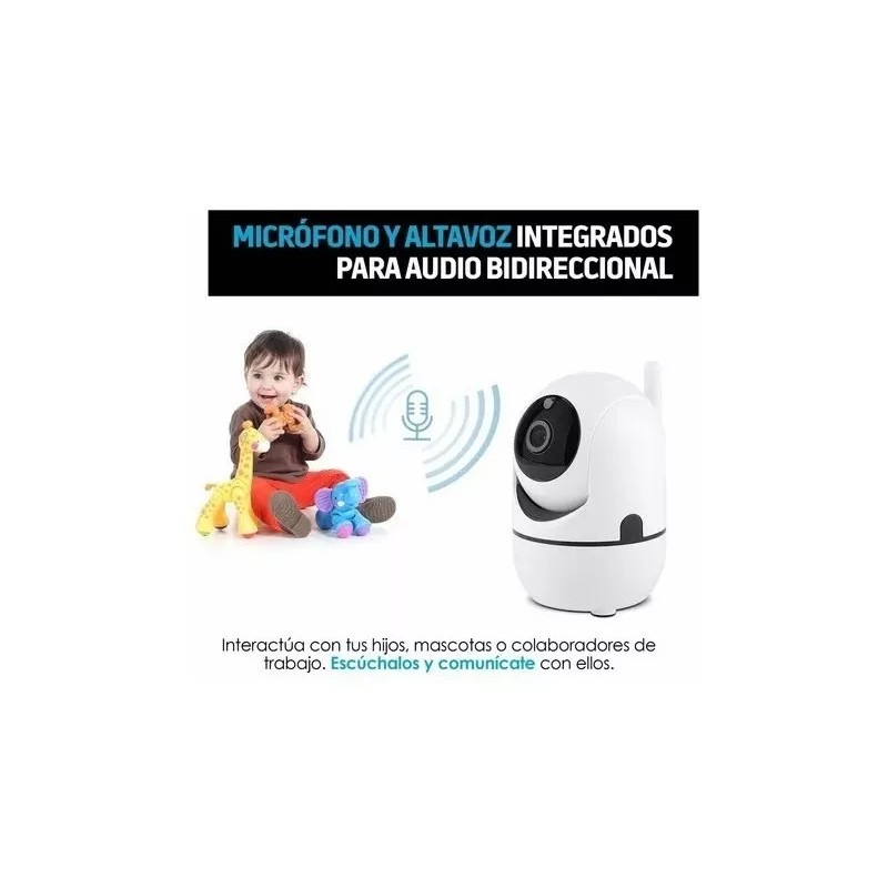 Dns Cámara De Seguridad Wifi Hd Con Control Remoto 360°