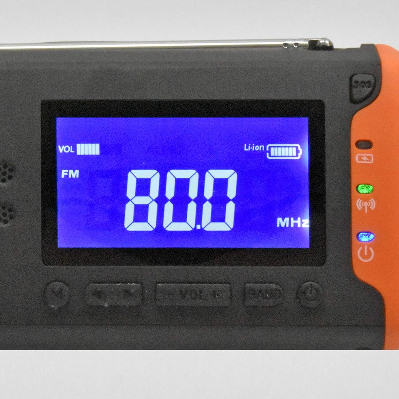 Hand Crank/Solar Energy Storage Radio