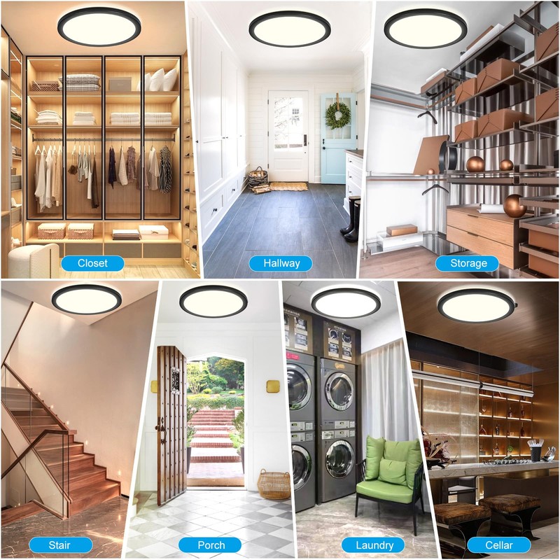 RDGOOD Sensor LED Ceiling Light Dimmable with Motion Sensor, 24