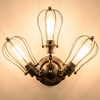Vintage Ceiling Light Industrial Rotatable Semi-Flush Mount Ceiling Light Metal