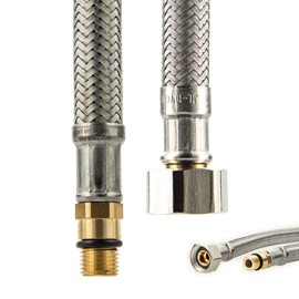Sanitary Fittings Connection Hose M10 x 1 Short 3/8 Inch UWM x 500 mm