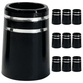 noyips Golf Sockets 10 Pcs Ferrule Cell Shaft Sleeve Irons Resshaft TIP Diameter 335 350 355 370 (2 Lines) hibikurasu GOLF (370)