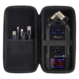 JINMEI Hard EVA Carrying Case Compatible with Zoom H6 essential (2024 Model, Essential Series)/Zoom H6 6-Track Portable Recorder Case