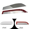 2PCS for 2013+ Kenworth T680/T880 Stainless Steel 8" Chopped Window