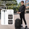NEW TILAMI 18 Inch Expandable Rolling Backpack with 6-Wheel Stair