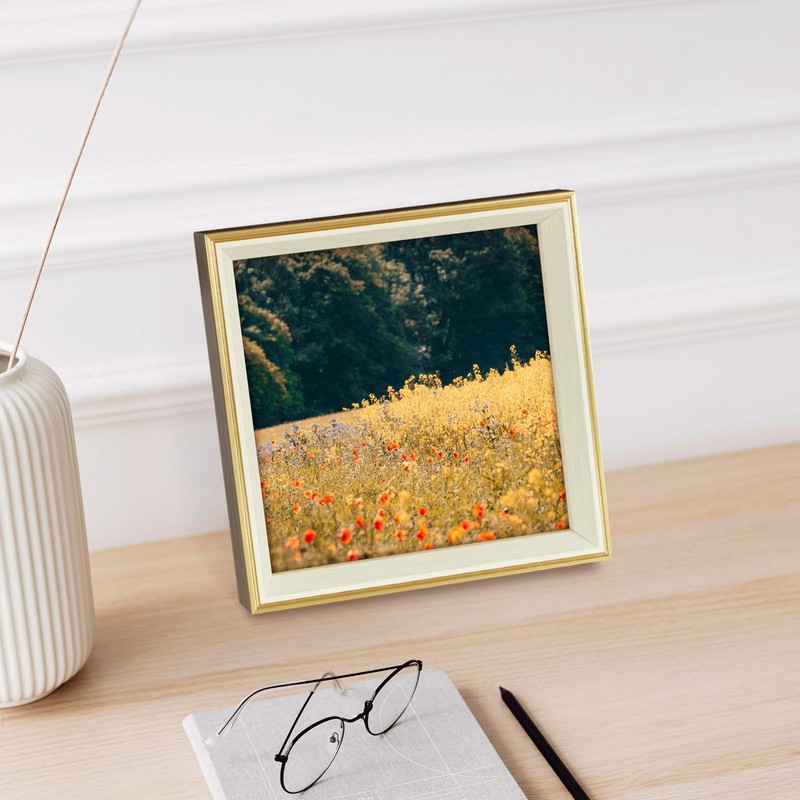marysgift Square Photo Frames 7x7 Inch Picture Frames with Mount