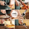 KEEMAKE Kitchen Scissors, All Stainless Steel, Kitchen Scissors, Disassemble, Dishwasher