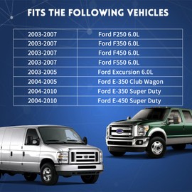 Queencar FICM 6.0 Fuel Injection Control Module Compatible with 2003-2007 Ford F250 F350 F450 F550 2004-2010 E-350 E-450 Super Duty Replace OE 904-229