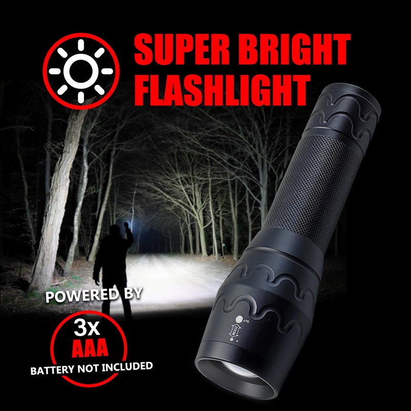 Miuree Single Mode High Lumens Led Flashlight for Outdoor Camping