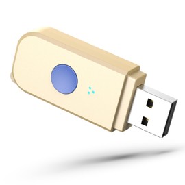 YETOR USB to Bluetooth Car Kit,Wireless Audio Adapter, Music Receiver for Home,Car Stereo Sound System,Portable Speskers,(Aux in) with 3.5mm Cable (H222 Golden)