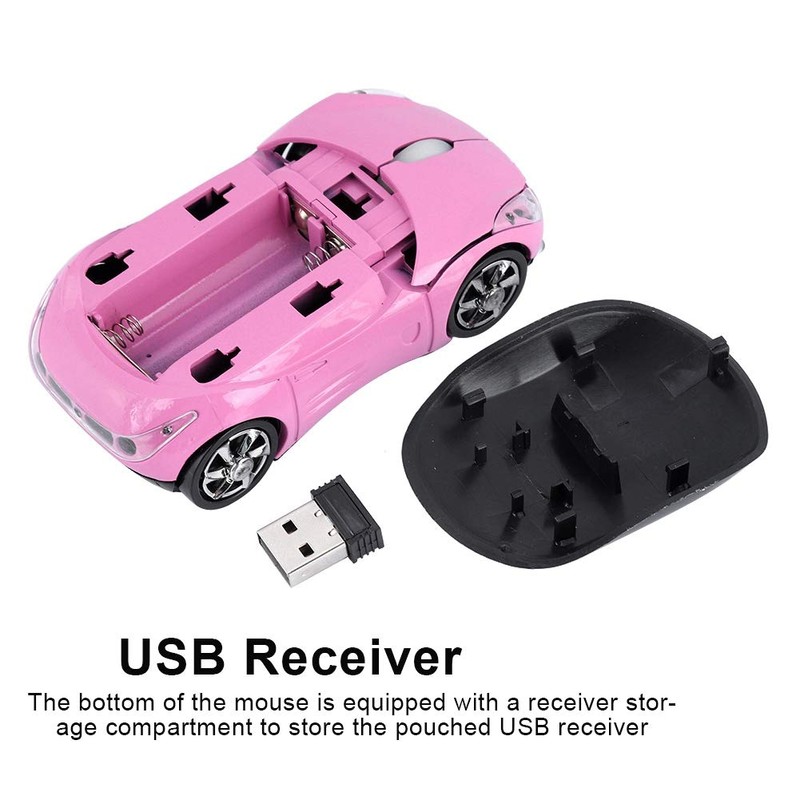 Richer-R Wireless Mouse 2.4G Sports Car Bluetooth Optical Mouse with