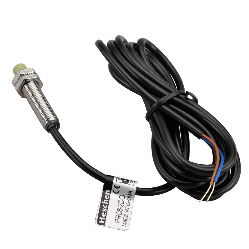 Heschen PR08-2DO Inductive Proximity Sensor Cylindrical Type DC 12-24V 2-Wire