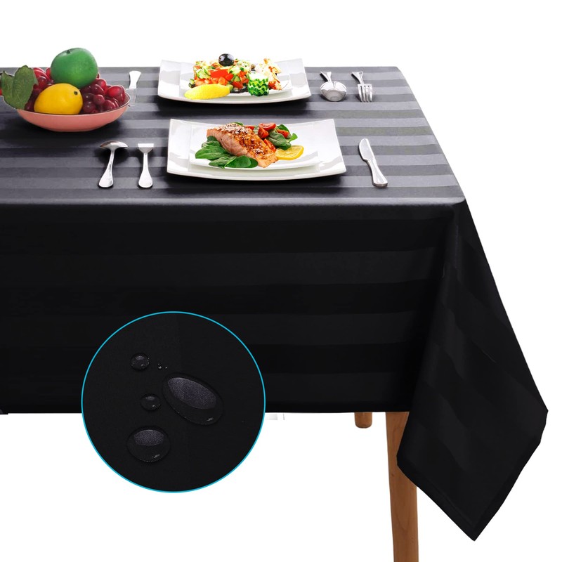 Table Cloth Tablecloths Square and Rectangular Premium Fabric Tablecloth, Waterproof