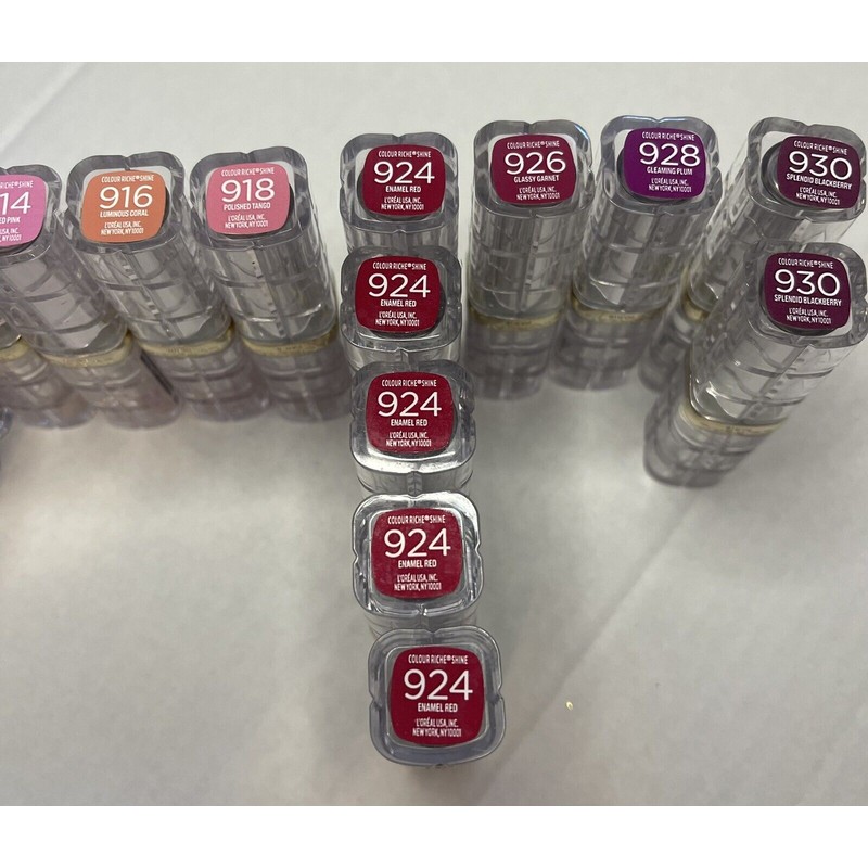 L'Oréal Paris Color Riche Shine Lipstick, Enamel Red # 924