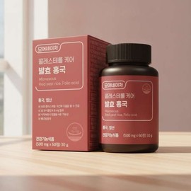 More Nature Cholesterol Care Fermented Red Yeast 60 tablets, 2 months supply 4101863 / 모어네이처 콜레스테롤 케어 발효 홍국 60정 2개월분 4101863