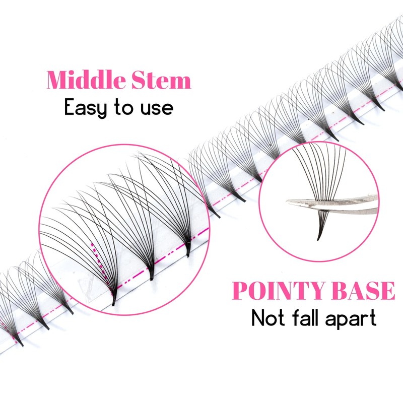 TDANCE Premade Fans Eyelash Extensions 320 Fans Pre Made Fans