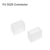 uxcell 100pcs Silicone Plug Fit 3528 8mm Wide LED Tube
