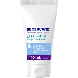 Benzacare pH Control Limpiador Facial Antibacterial 150 ml – Control de Acné, Ideal para Piel con Barros y Espinillas