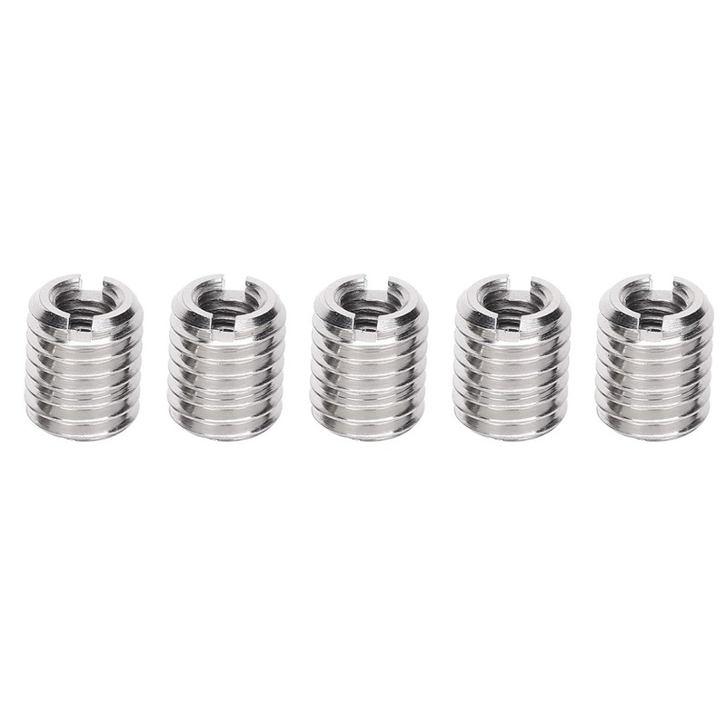 Fafeicy 10Pcs Threaded Insert Nuts, Stainless Steel Hex Socket Screw