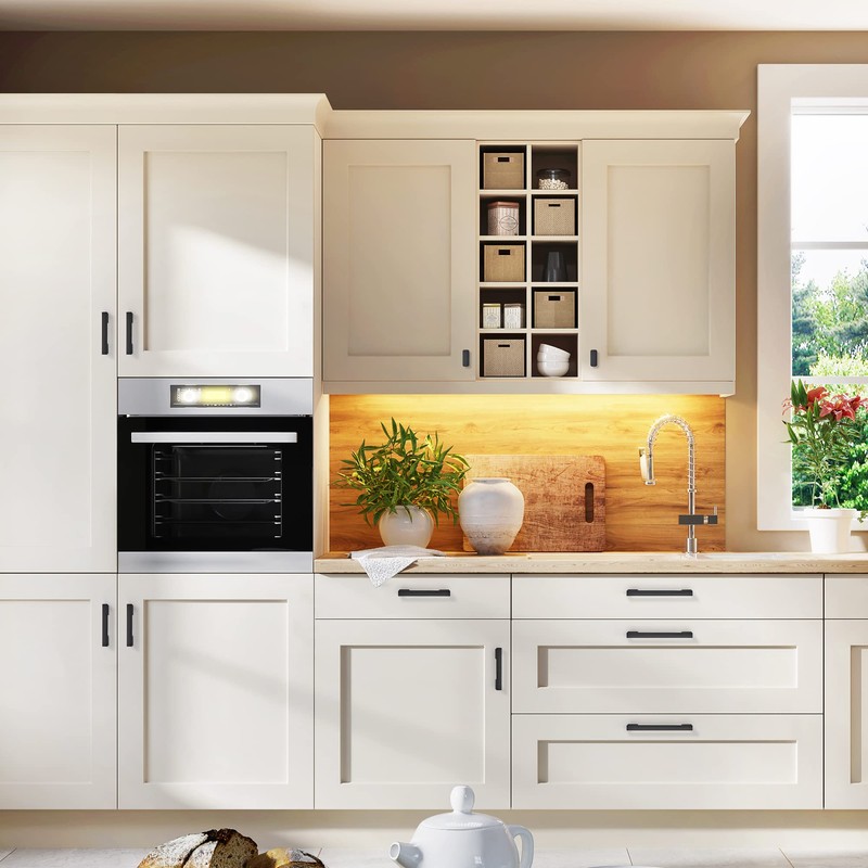 10 Pack Matte Black Cabinet Pulls 4 Inch Kitchen Handles