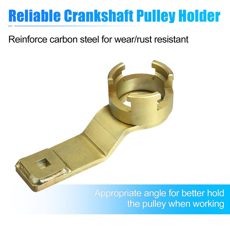 X AUTOHAUX Crankshaft Pulley Holding Tool 1/2" Drive 999-7128 for