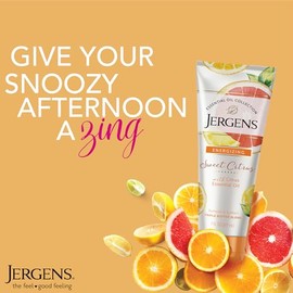 Jergens Sweet Citrus Body Butter Moisturizer, 7 Ounce Lotion, with Essential Oil, for Indulgent Moisturization