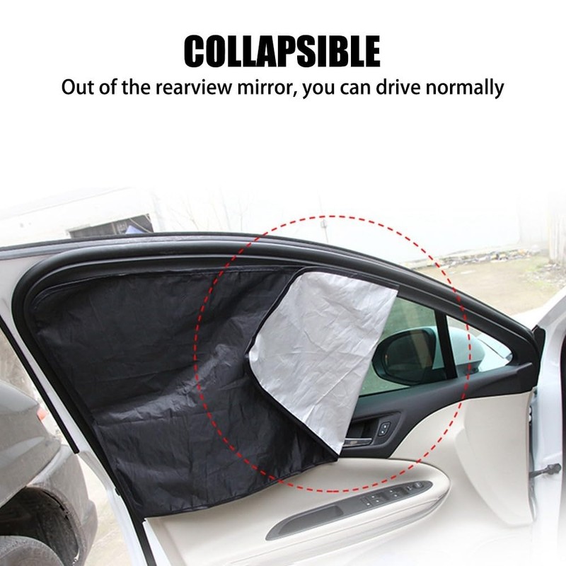 Car Window Shade, Car Side Window Magnetic Sun Visor, Auto