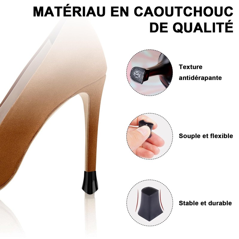 VEGCOO 10 Pairs | 5 Sizes for Women High Heels