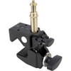 Kupo Double-Ended Spigot Brass Adapter with 5/8" Baby Pin and