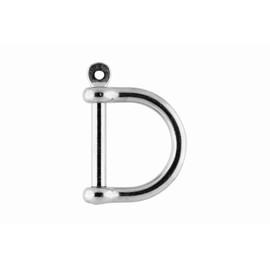 Dutyhook 5X32 Wide D-Shackle, Stainless Steel AISI 316