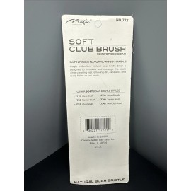 Magic Reinforced Boar Bristle Soft Club Brush #7721