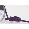 Berisfords Double FACE Poly Satin Ribbon, BlackBerry, 7 mm