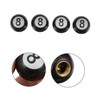 Mobestech 4 Pcs Dice Tire Stem Caps Durable Valve Covers