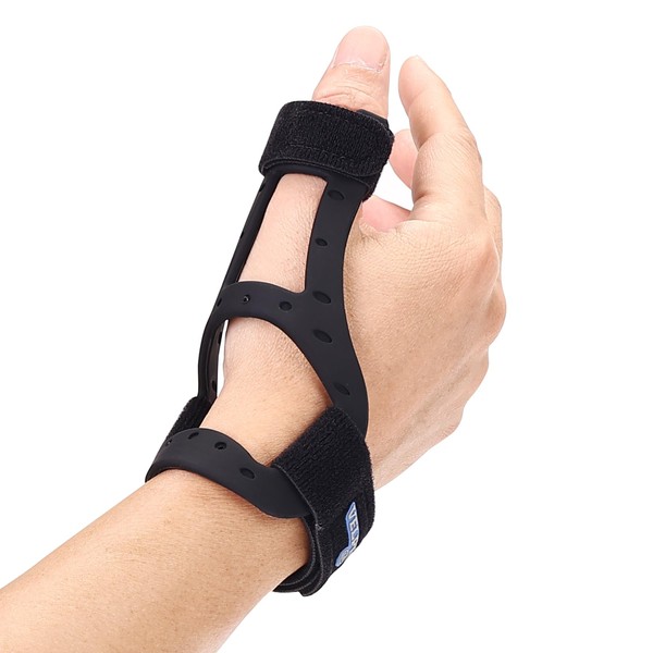 Velpeau Silicone Thumb Spica Splint: Comfort Relief & Support. Waterproof brace for Tendonitis, De Quervain's, Sprains, Trigger Finger, Arthritis. Fits both hands. (Medium)