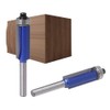 Mesee 4 Pieces Top End Bearing Flush Trim Router Bits