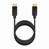 AISENS DISPLAYPORT V1.2 CCS 4K @ 60Hz, DP/M-DP/M, black, 3.0