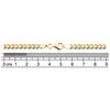 Lijoh LJ1042 Men's Curb Chain Gold-Plated 925 Sterling Silver (4.2