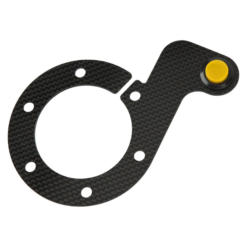 Steering Wheel Horn Button 6 Hole Carbon Fiber Comfortable Touch