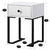 VECELO Nightstands Set of 2, End Table with Storage Drawer