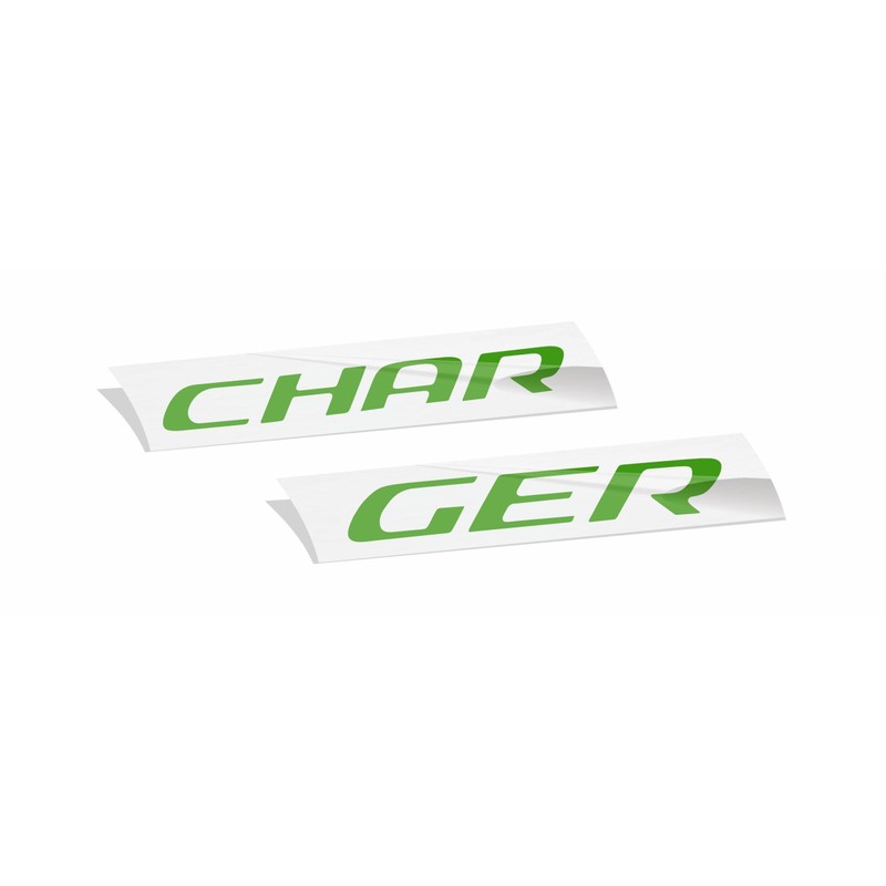 Reflective Concepts - Charger Trunk Badge Overlay Decal Stickers -