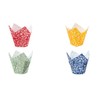 Demmler Muffin Tulip Wraps Set – Cupcake Cases in Red,